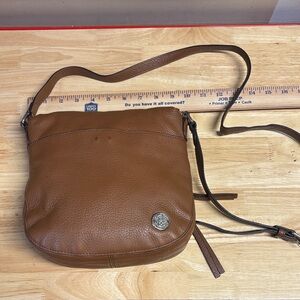 Brown Leather Crossbody Bag